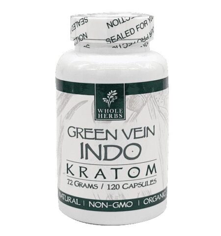 Whole herbs premium indo kratom 120ct capsules